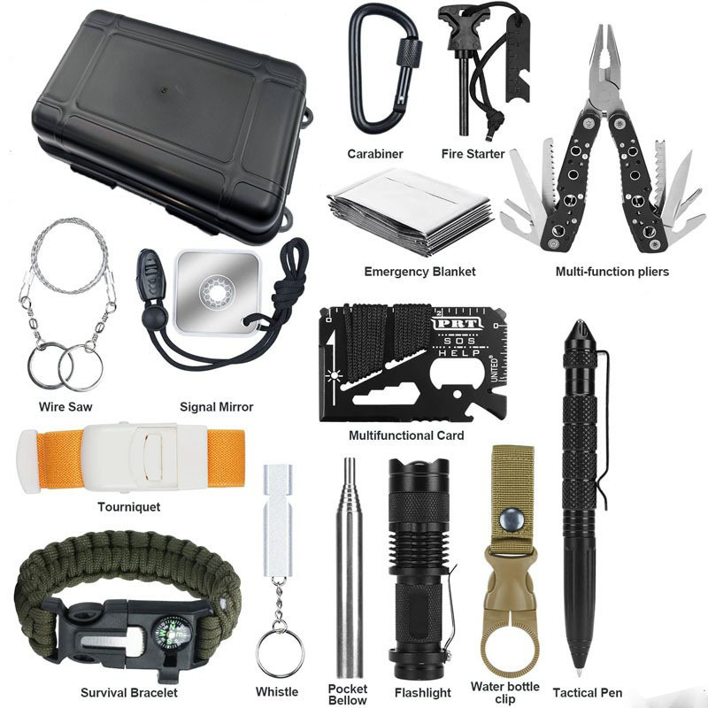 Outdoor Camping Gear - Kit de Herramientas de Emergencia Hongrui,