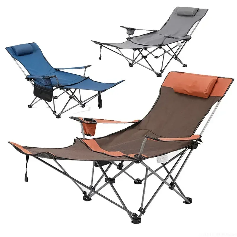 Outdoor Camping Recliner - Silla plegable 2 en 1 para