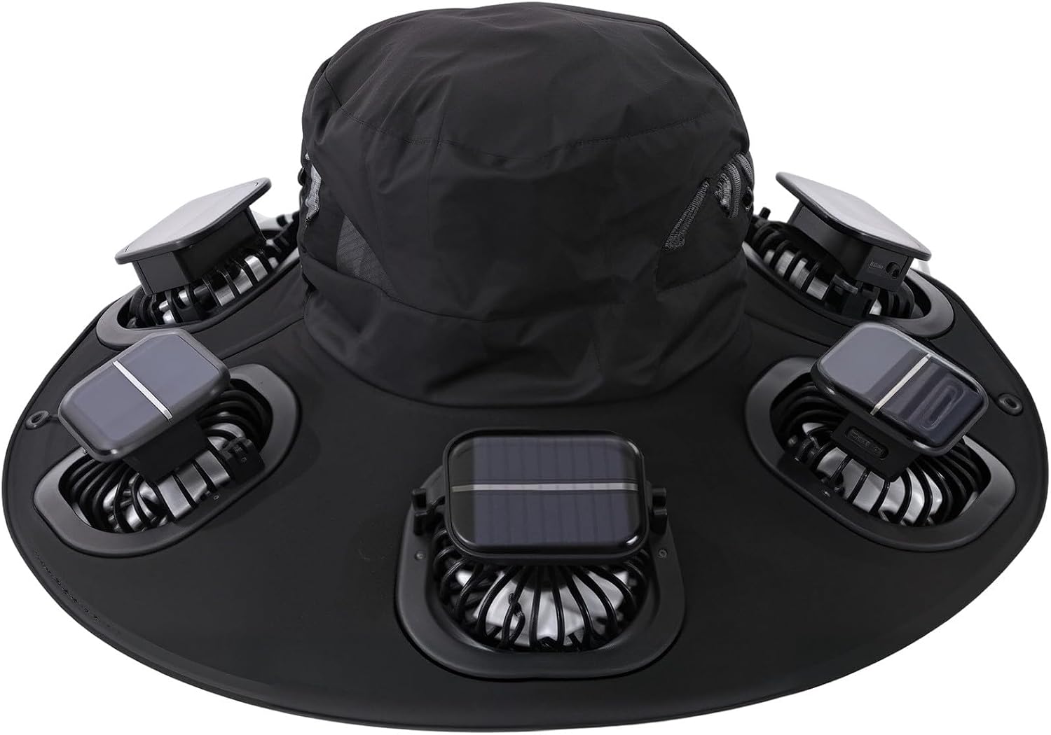 Outdoor Camping Fan - Sombrero con ventilador solar Hot 6