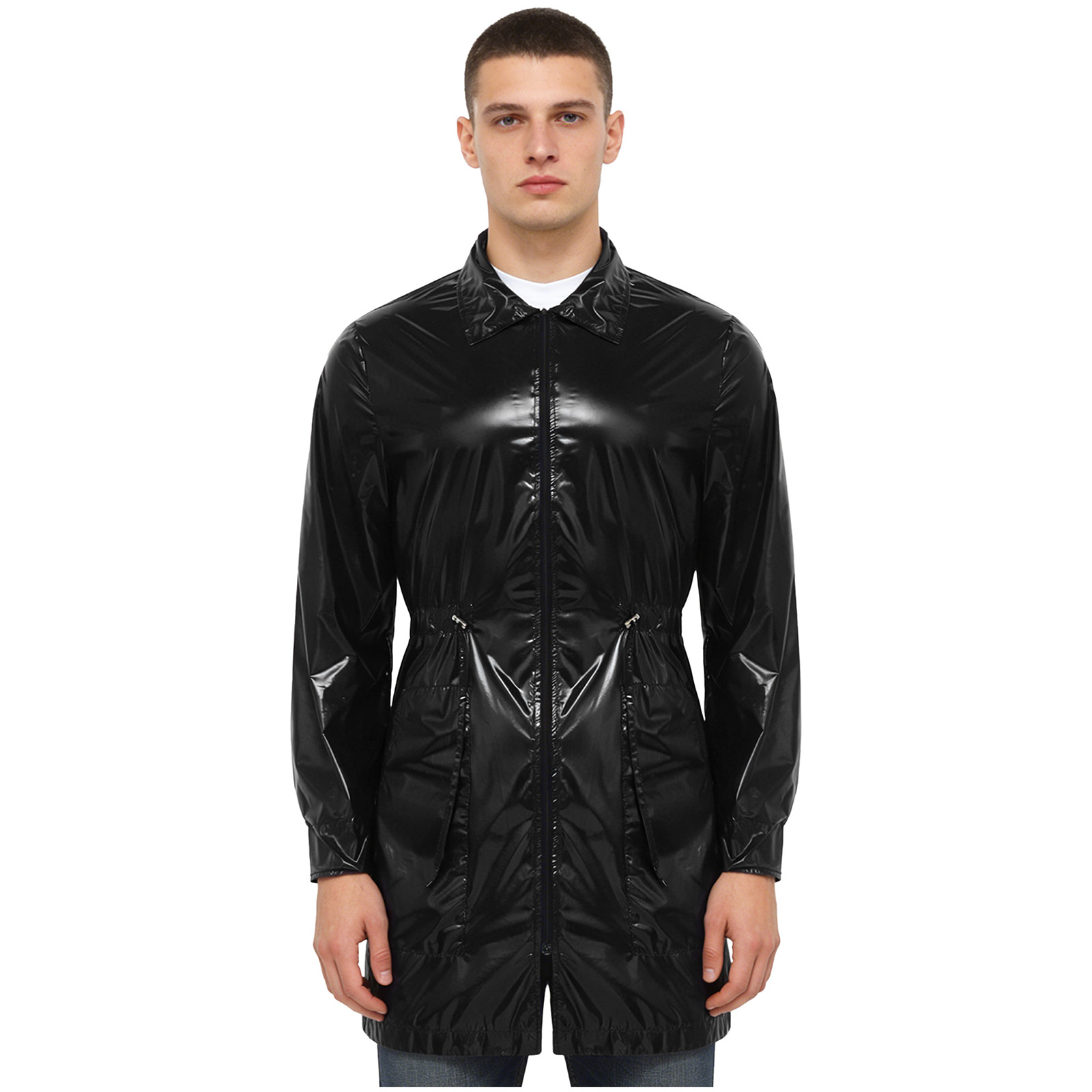 Outdoor Camping Jacket - Chaqueta Impermeable para Hombre, con Bolsillos,