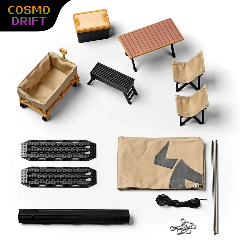 Outdoor Camping Gear - Modelo Mn-85k, Escala 1:12, Set de