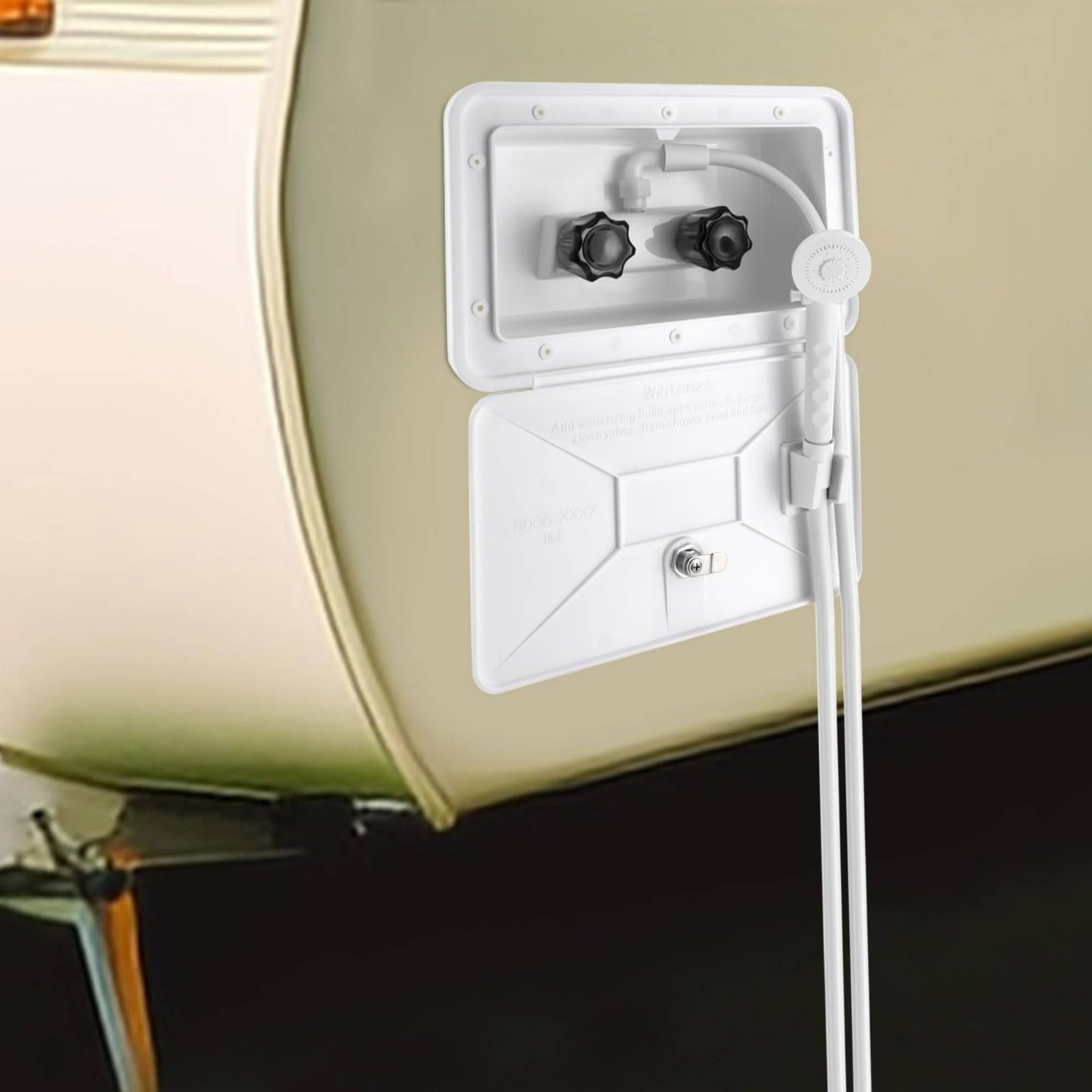 Outdoor Camping Gear - Caja de Ducha Exterior para RV,