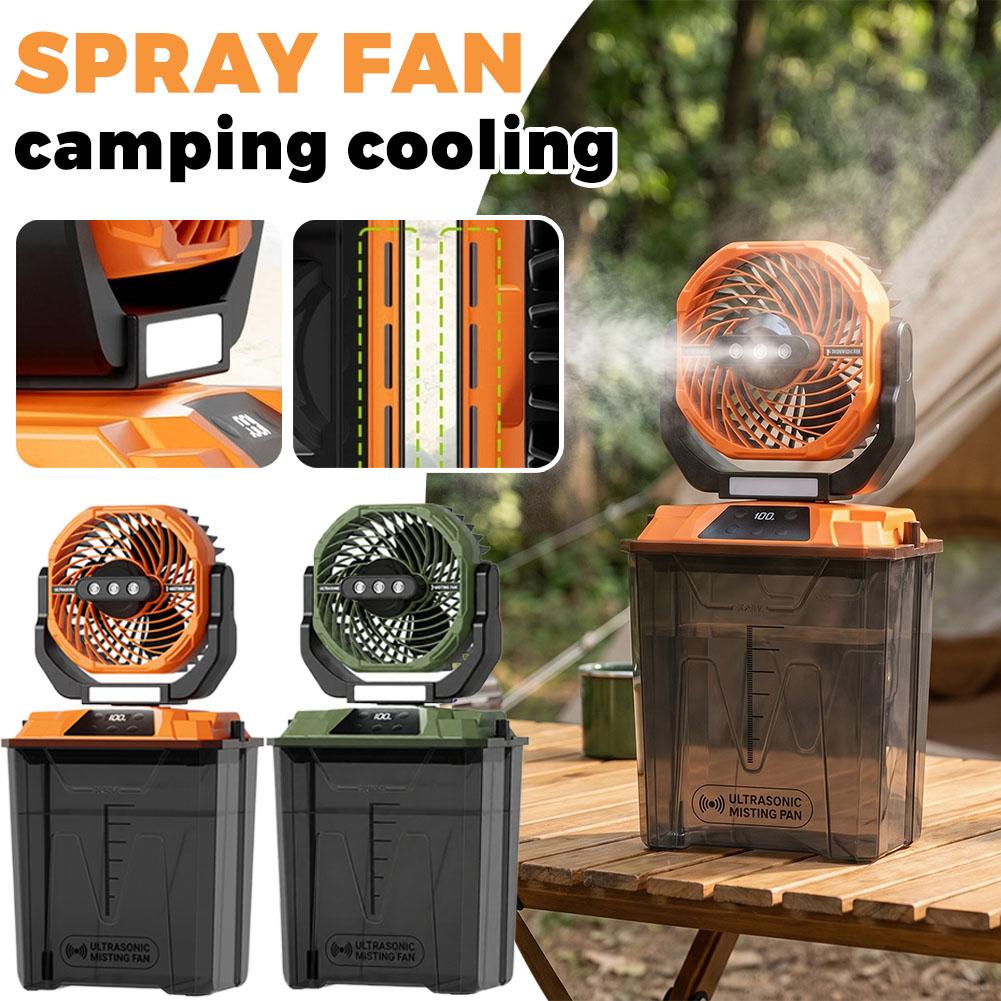 Outdoor Camping Fan - Nuevo Ventilador de Nebulización para Exteriores,