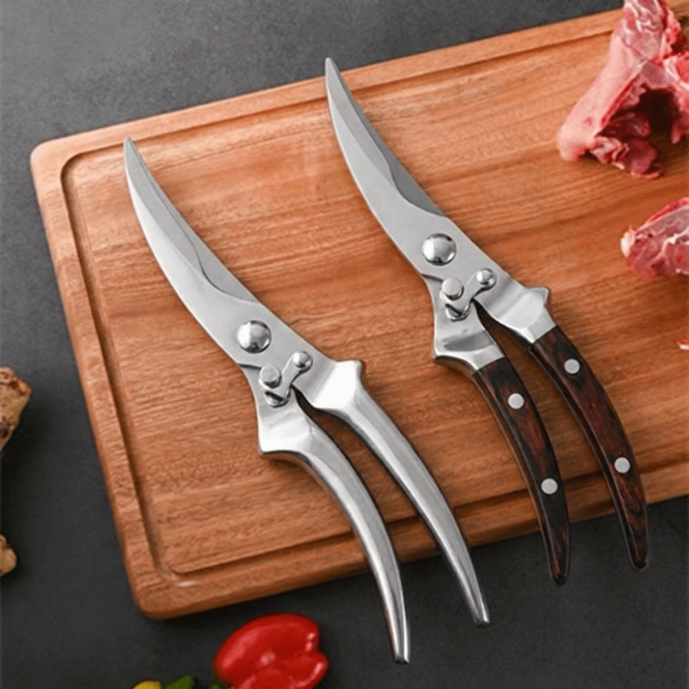 Kitchen Outdoor Camping - Tijeras de Cocina de Acero Inoxidable,