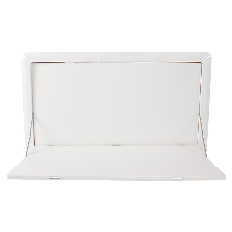 Camp Table Folding - Mesa Exterior para RV Blanca/Negra de