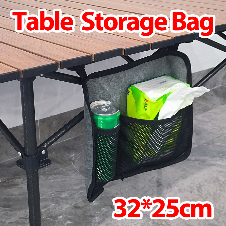 Outdoor Camping Stores - Bolsa de Almacenamiento Lateral para Mesa,