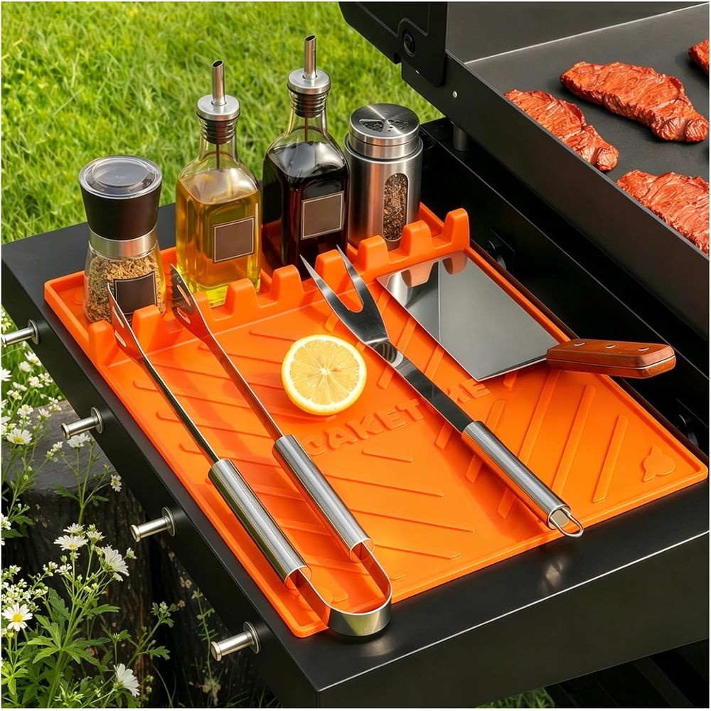 Kitchen Outdoor Camping - Tapetes de Silicona para Parrilla o