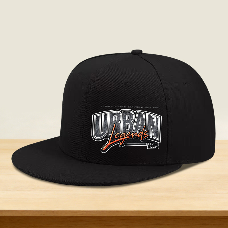Urban Outdoor Camping - Gorra de Hip-Hop con Estampado Urban