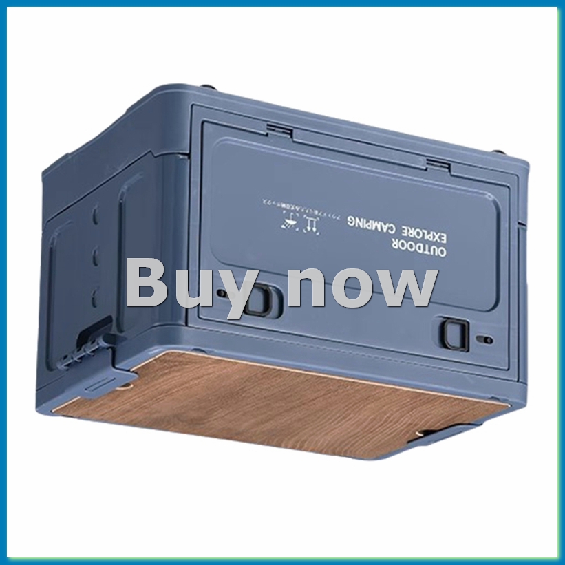 Camp Table Folding - Caja de almacenamiento de mesa turística