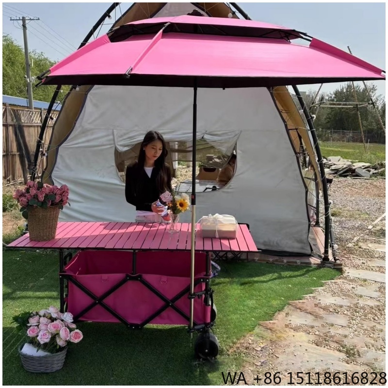 Camp Table Folding - Carrito Plegable Reforzado de Alta Calidad