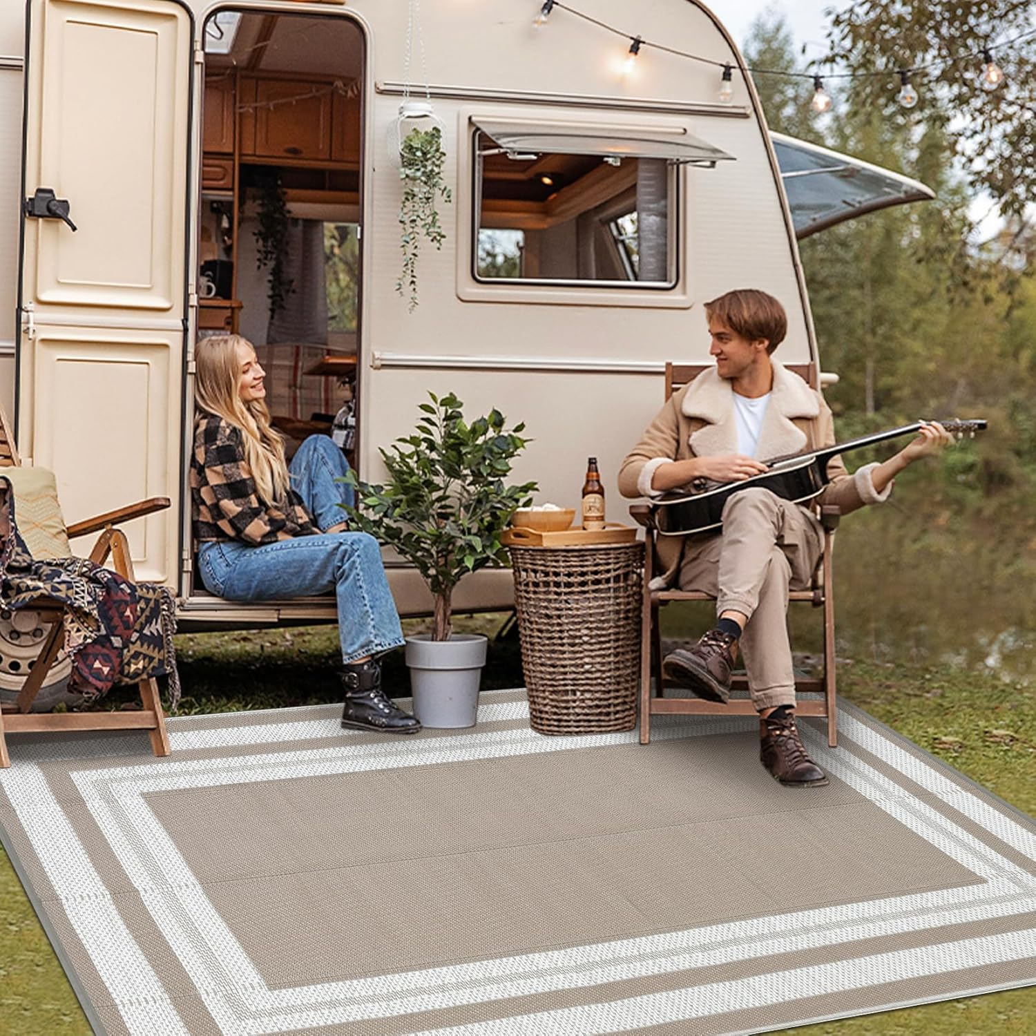 Alfombra para exteriores de 9x - Outdoor Camping Rugs 9X12 reseña y precio