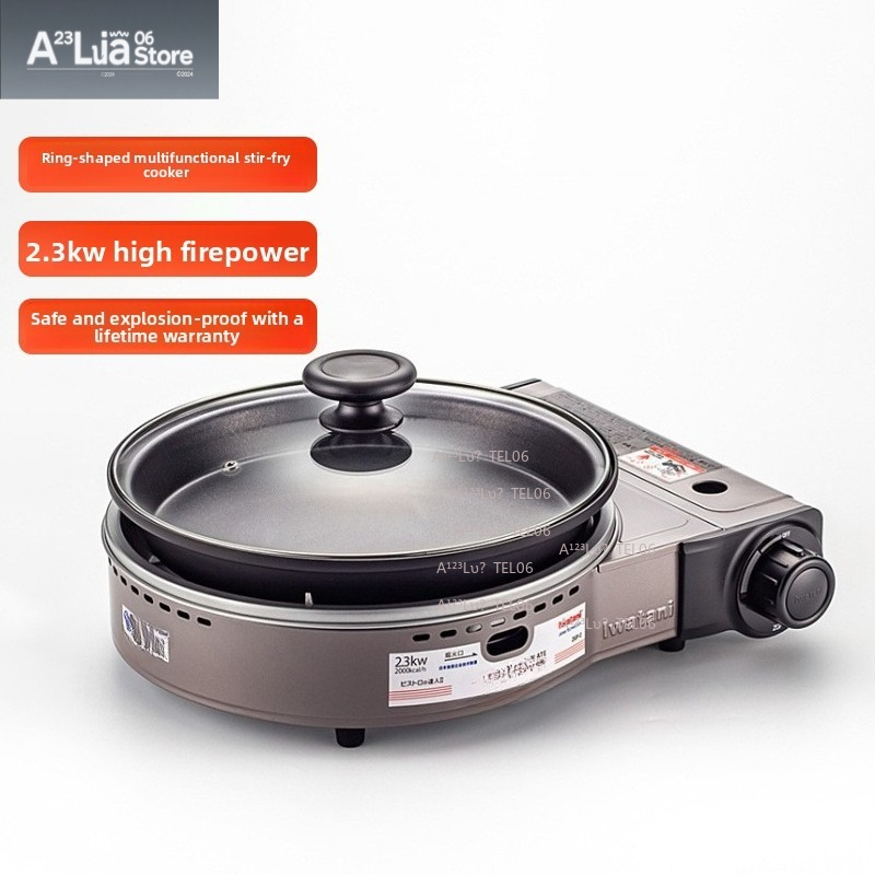 Estufa de Gas Portátil a Prueb - Outdoor Camping Burner reseña y precio