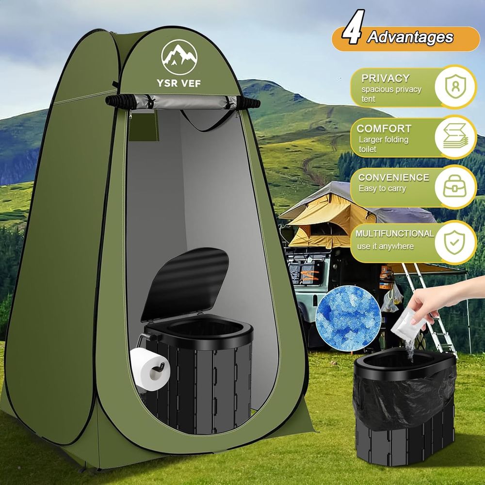 Kit de Inodoro Portátil, Inodo - Outdoor Camp reseña y precio