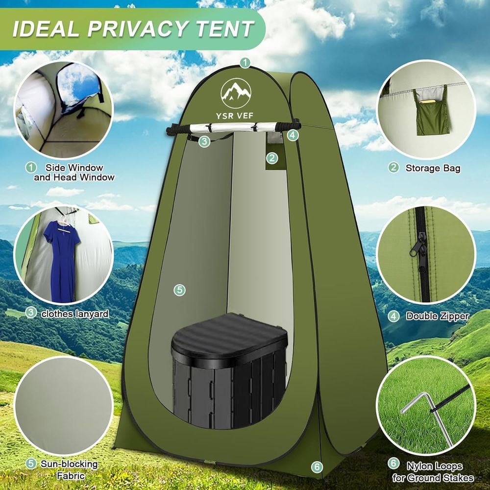 Kit de Inodoro Portátil, Inodo - Outdoor Camp reseña y precio