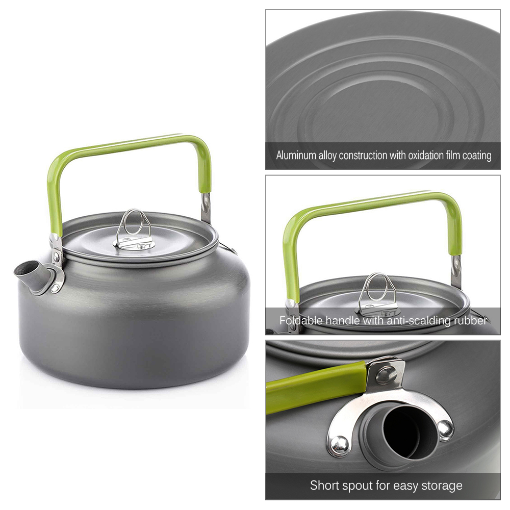 Hervidor de agua portátil para - Outdoor Camping Kettle reseña y precio