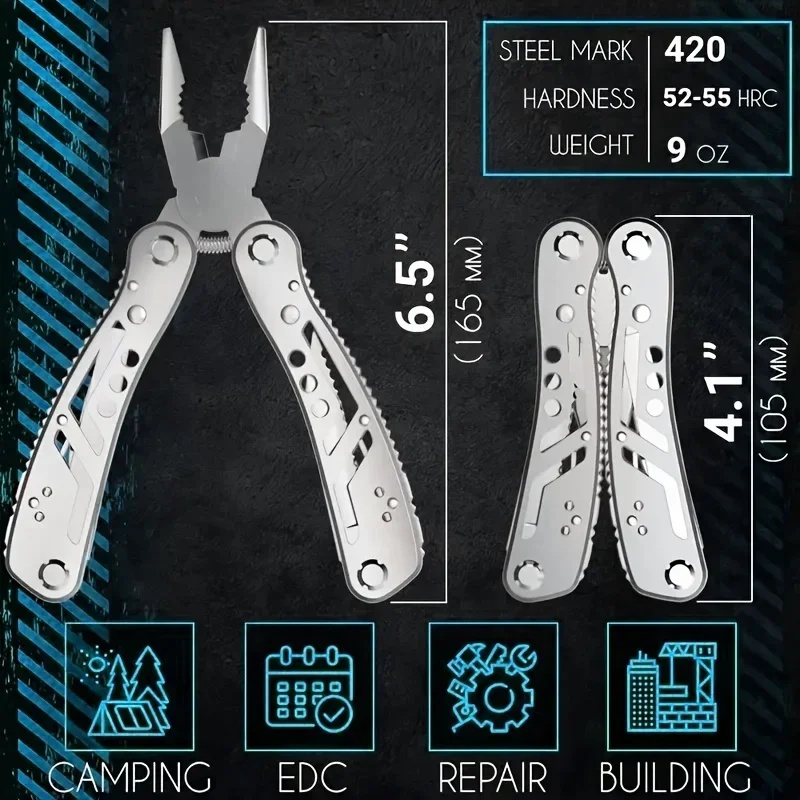 Herramienta Multifuncional 24  - Camping Knife Multi-Tool reseña y precio