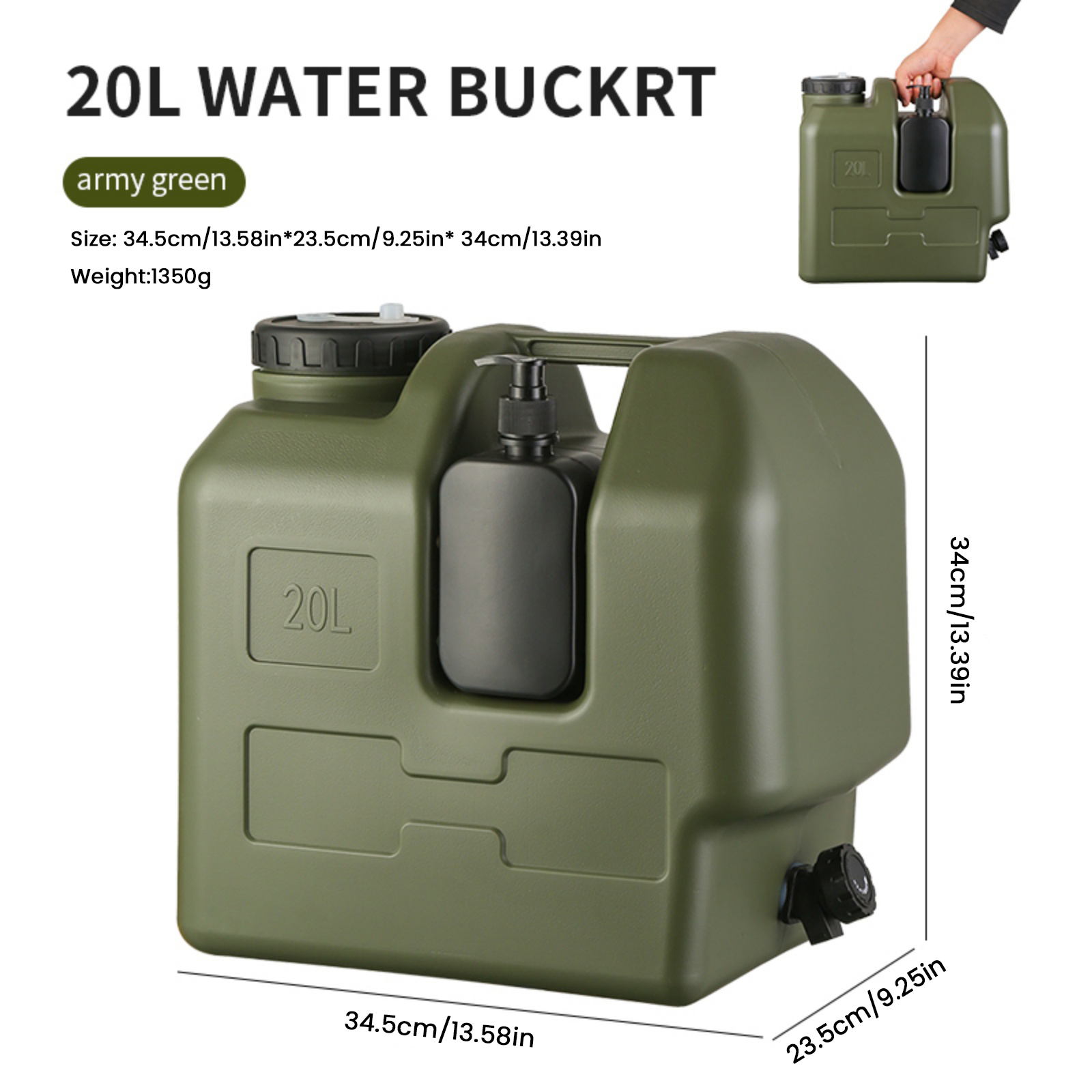 Jarra de agua portátil para ac - Outdoor Camping Kettle reseña y precio