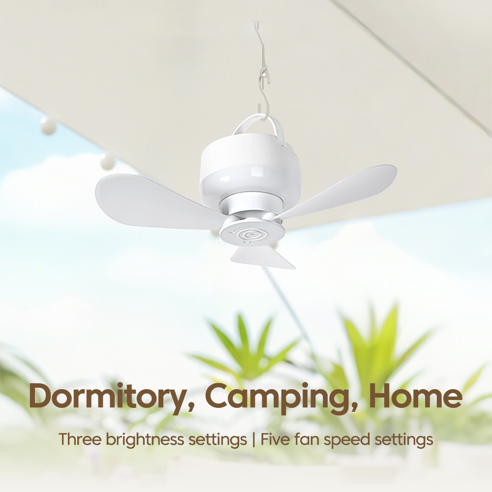 Ventilador de Techo Portátil c - Outdoor Camping Fan reseña y precio