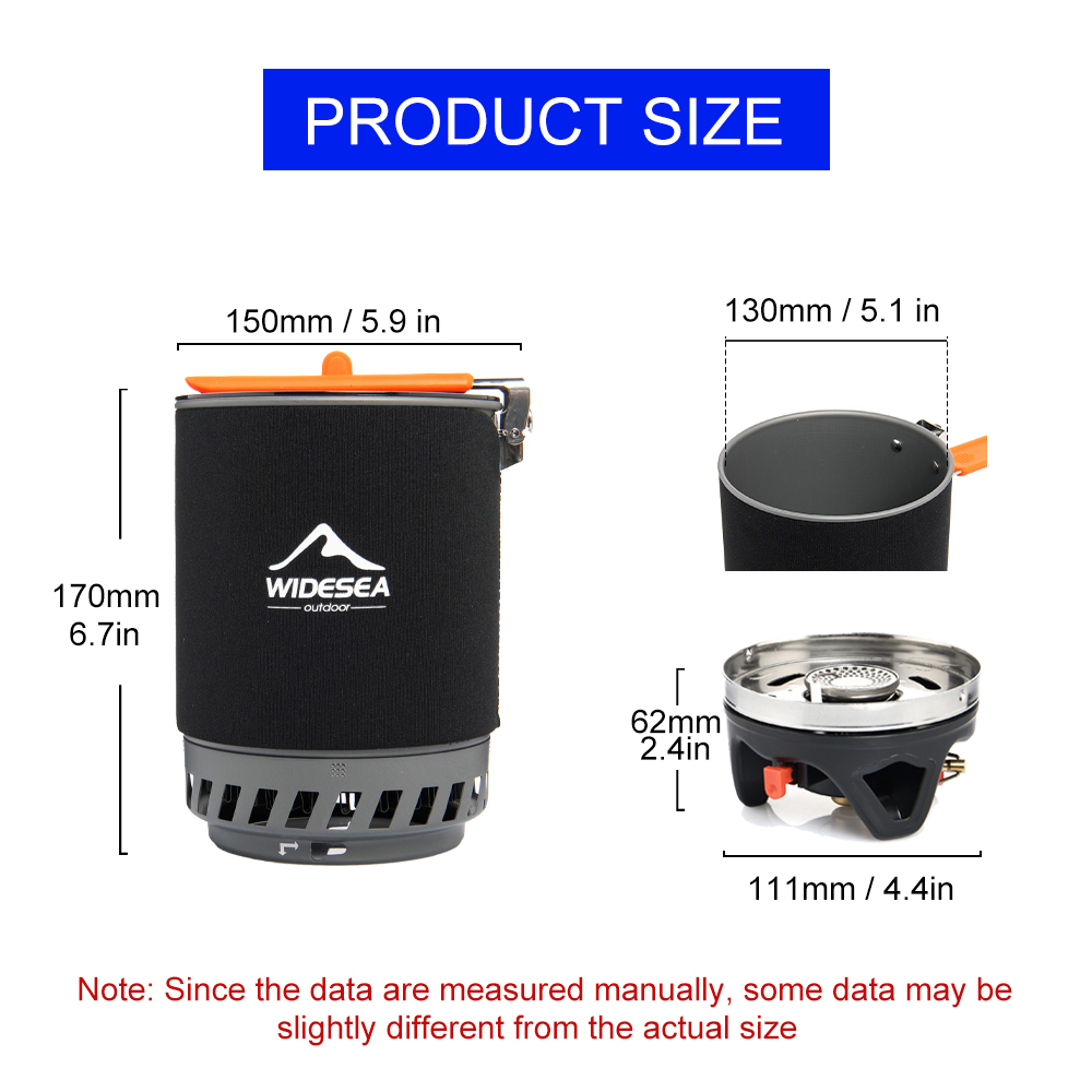 Widesea-sistema de cocina para - Outdoor Camping Burner reseña y precio