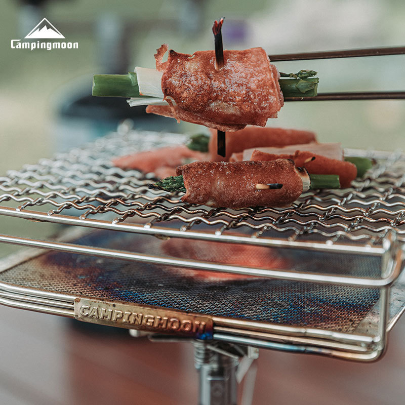 CAMPINGMOON Rejilla Plegable d - Outdoor Camping Burner reseña y precio