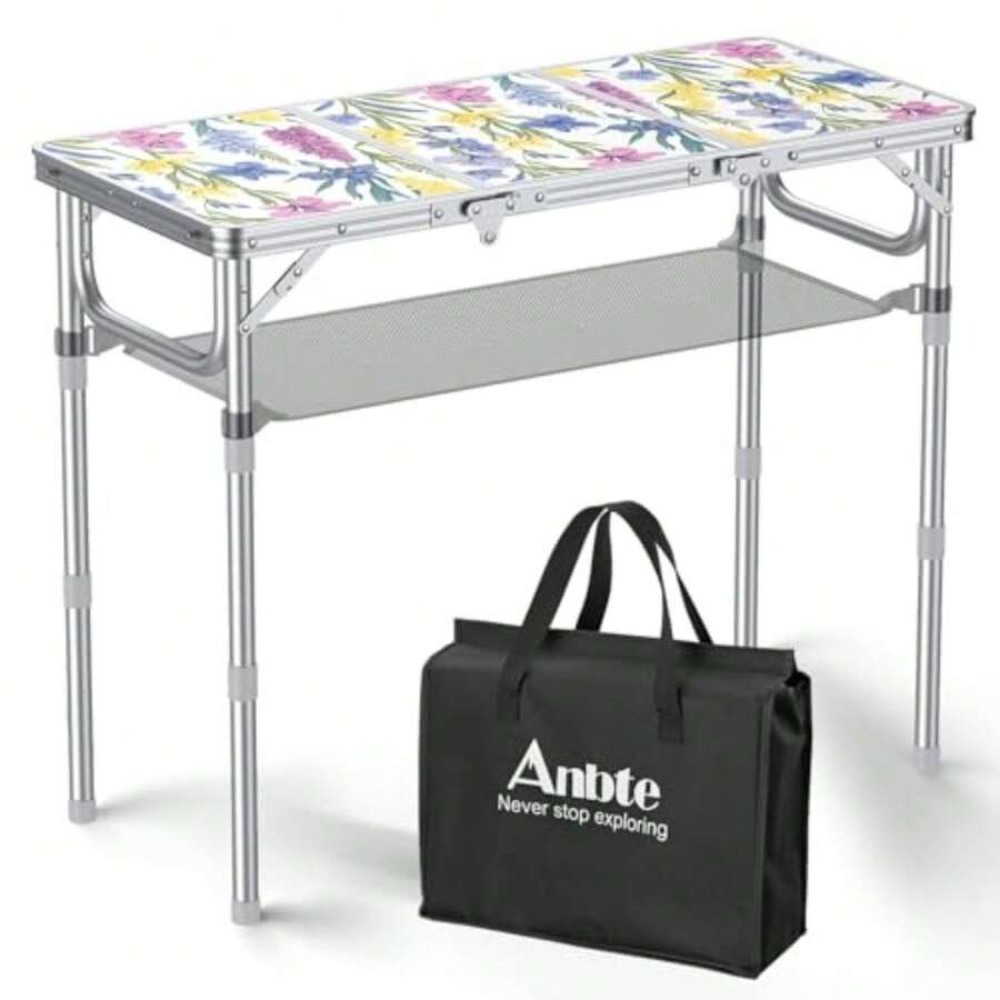 Mesa plegable para acampar con - Camp Table Folding reseña y precio