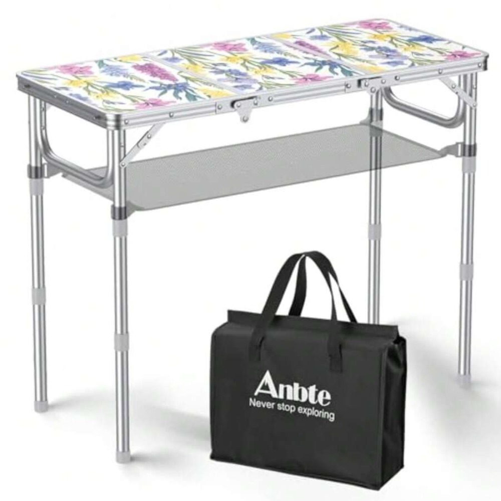 Mesa plegable para acampar con - Camp Table Folding reseña y precio