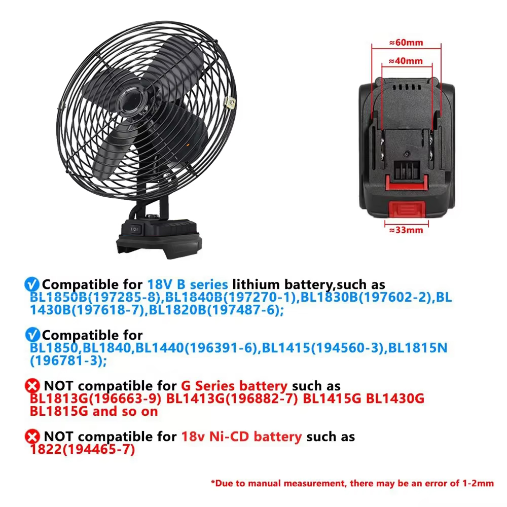 Ventilador de Camping de 6/8 p - Outdoor Camping Fan reseña y precio