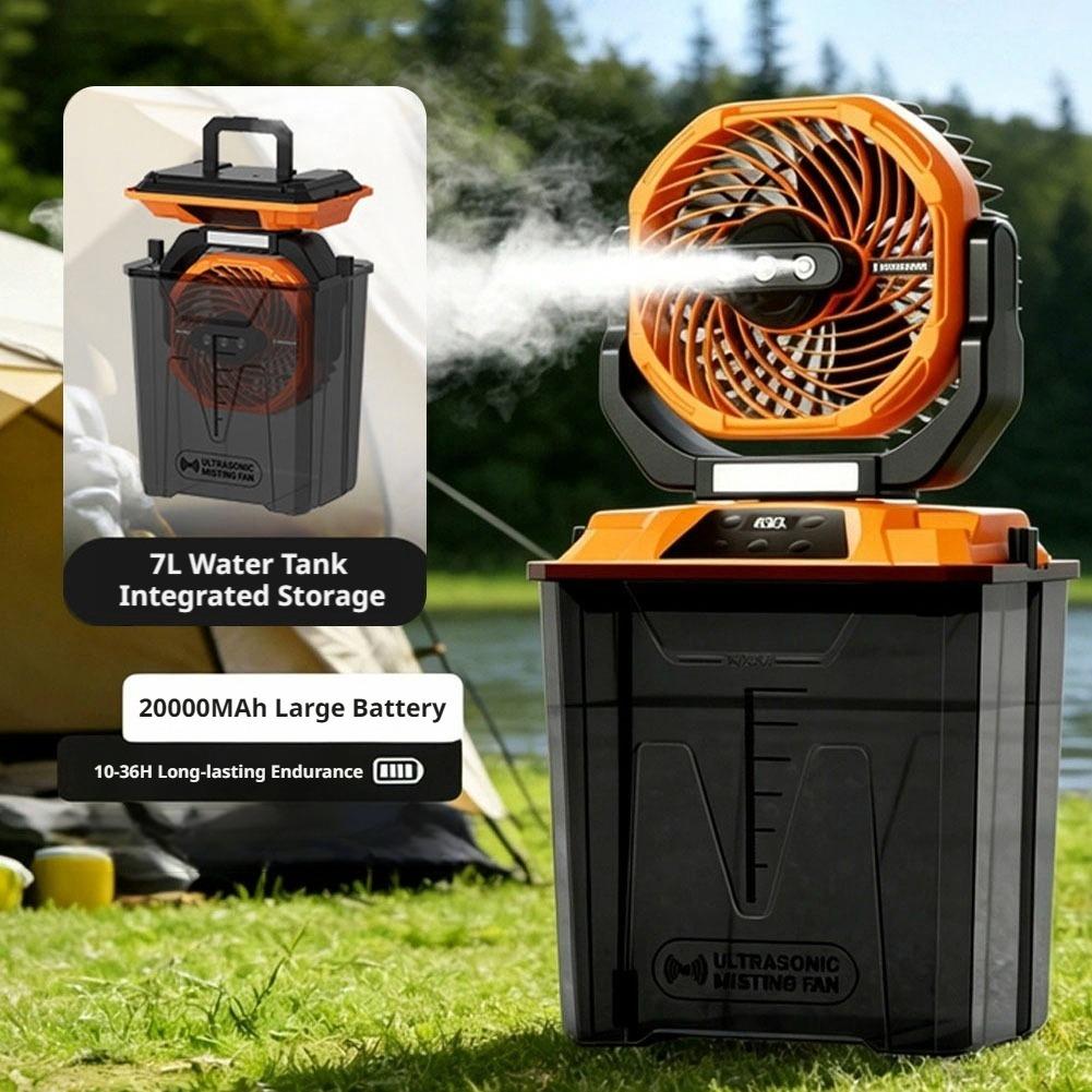 Nuevo Ventilador de Nebulizaci - Outdoor Camping Fan reseña y precio