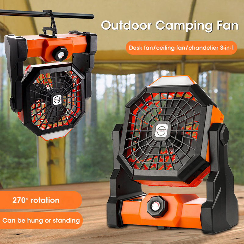 Ventilador de Camping de 10000 - Outdoor Camping Fan reseña y precio