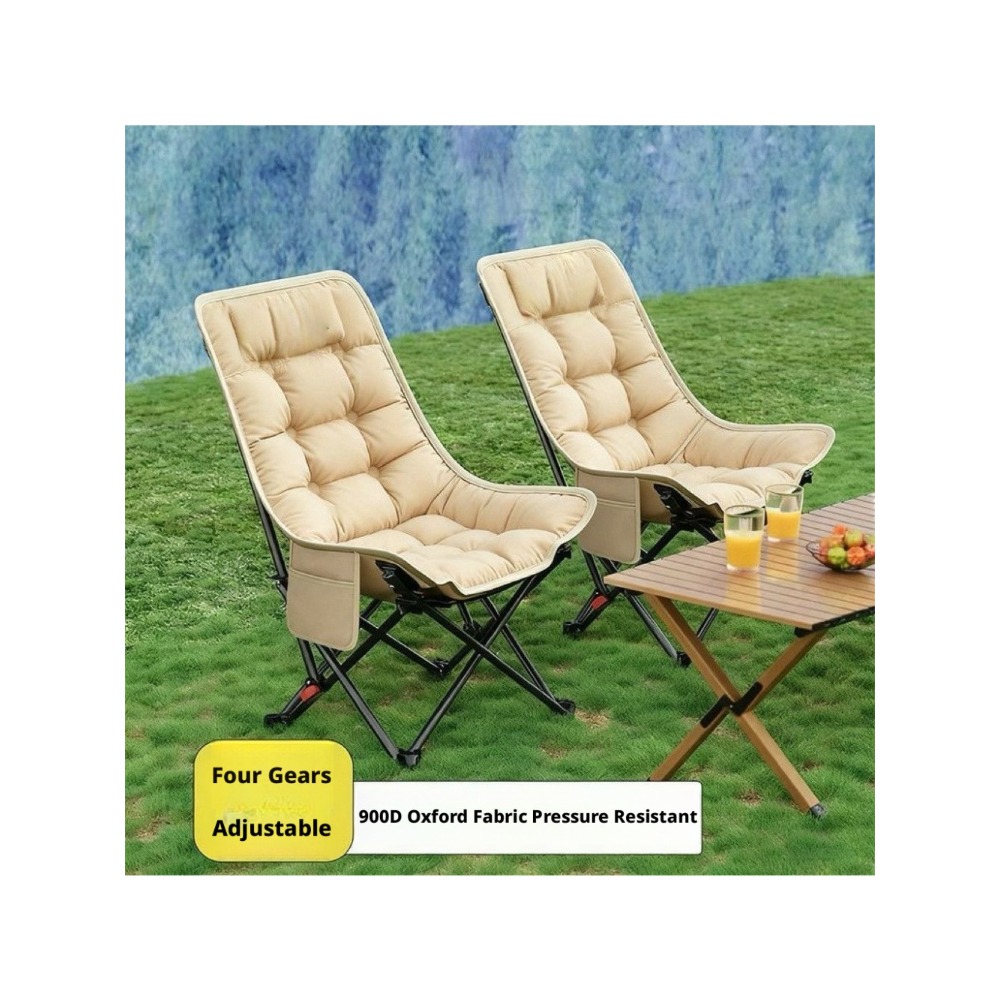 Silla Luna Plegable de Algodón - Outdoor Camping Recliner reseña y precio