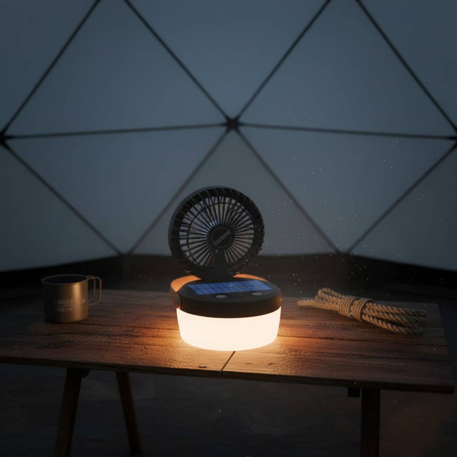 Linterna de Camping Solar con  - Outdoor Camping Gear reseña y precio