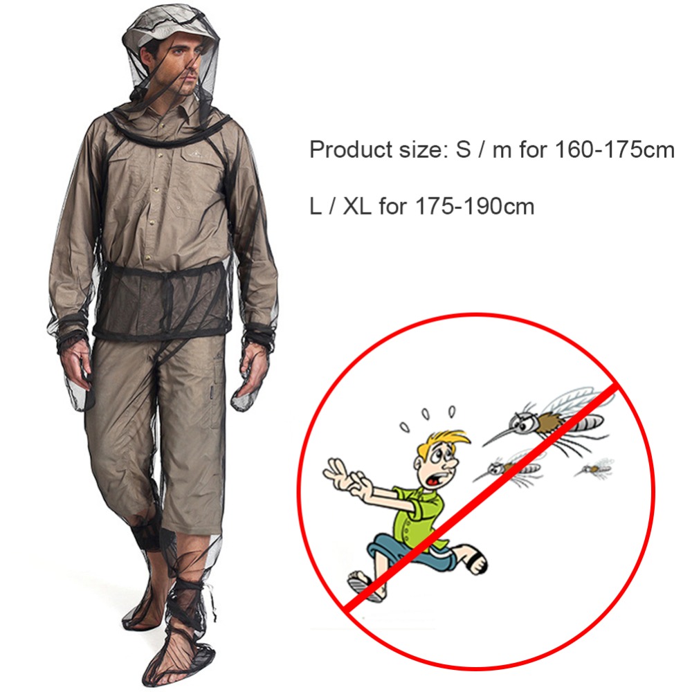 Traje de protección contra mos - Outdoor Camping Jacket reseña y precio