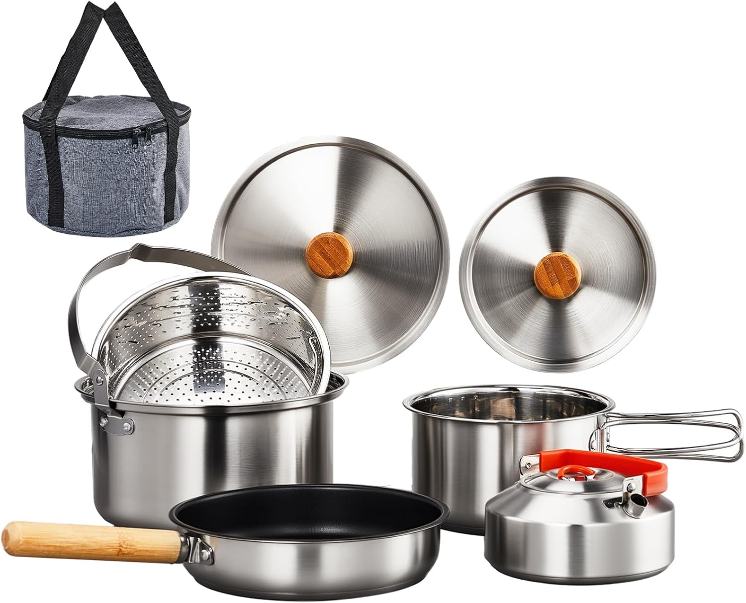 Juego de utensilios de cocina  - Outdoor Camping Kettle reseña y precio