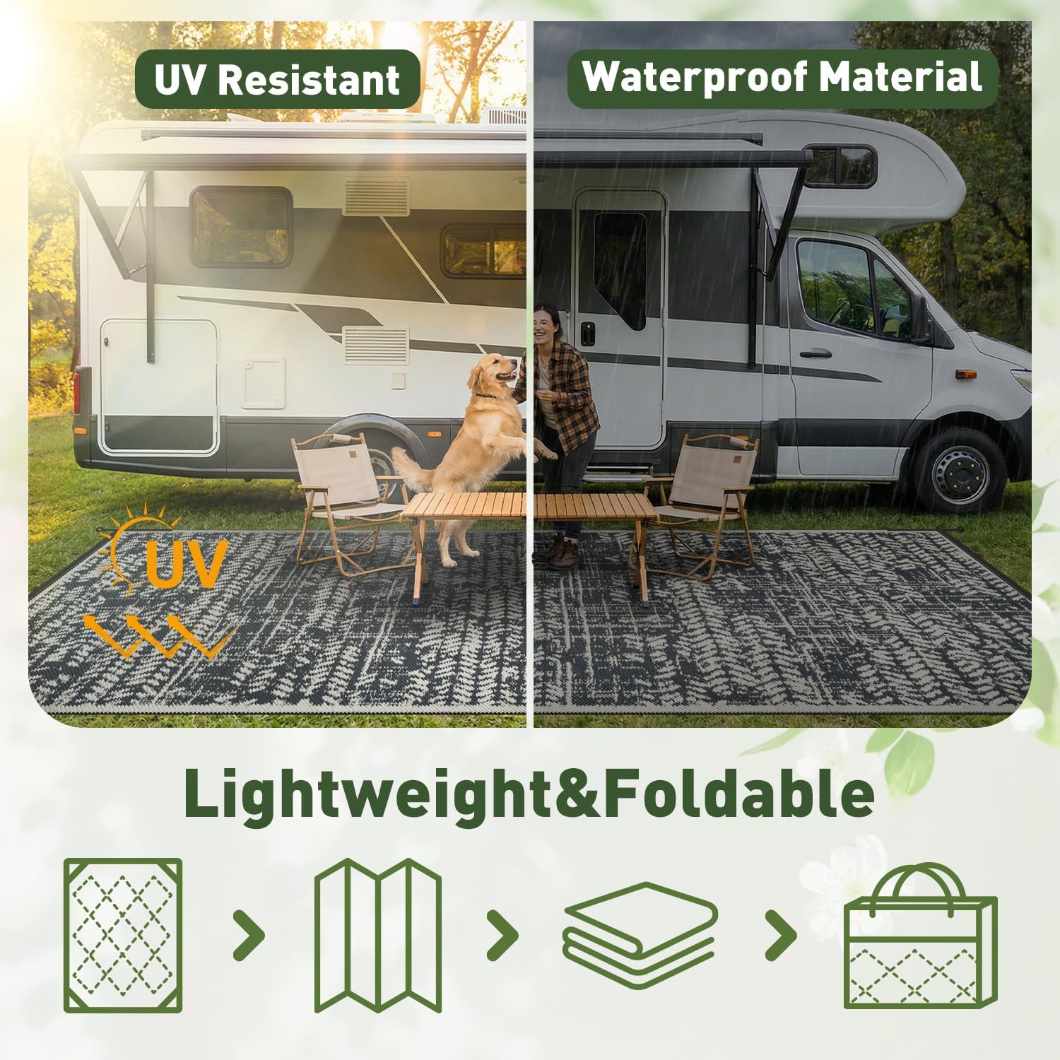 Alfombra para Exteriores 9x12  - Outdoor Camping Rugs 9X12 reseña y precio