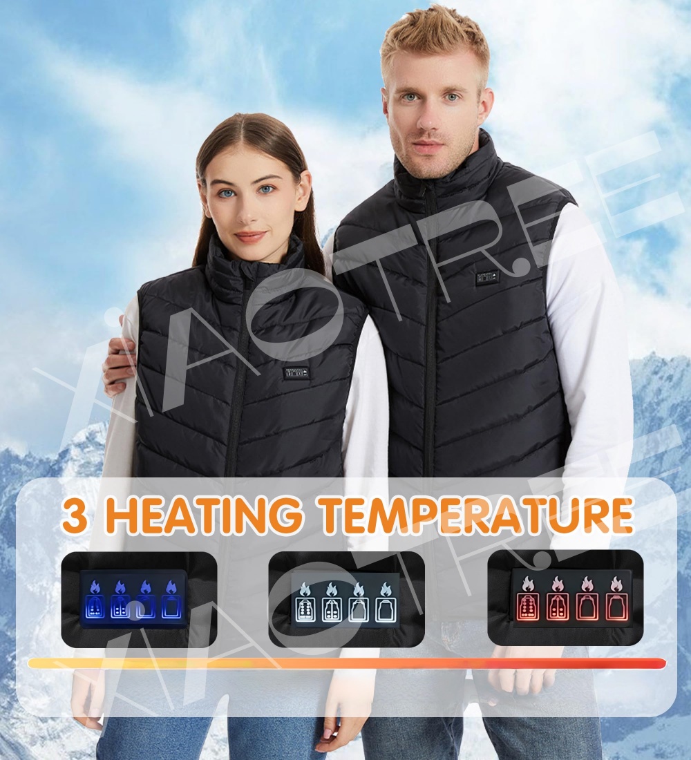 Chaleco calefactable de 28/9 á - Outdoor Camping Jacket reseña y precio