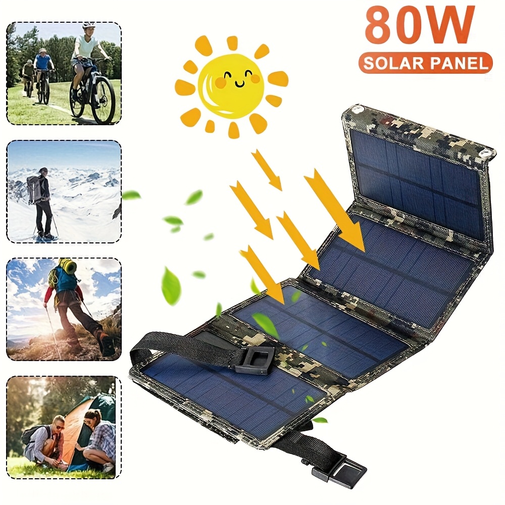 Panel Solar Portátil Plegable  - Outdoor Camp reseña y precio