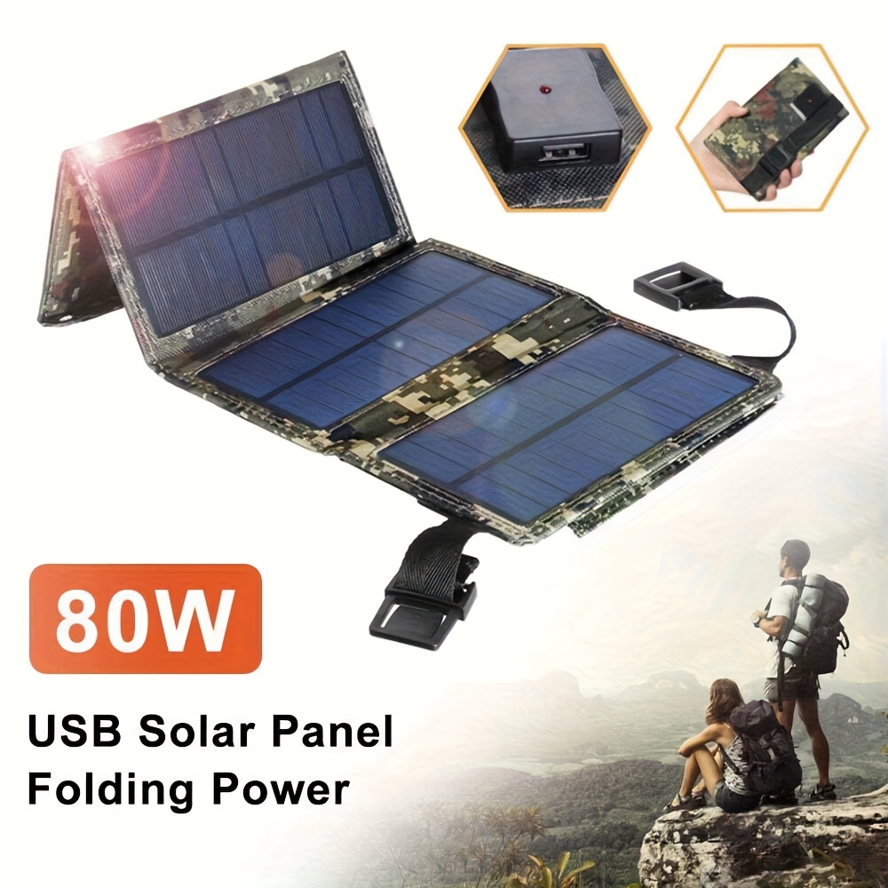 Panel Solar Portátil Plegable  - Outdoor Camp reseña y precio