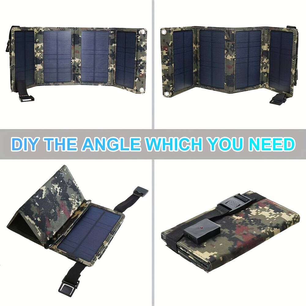 Panel Solar Portátil Plegable  - Outdoor Camp reseña y precio