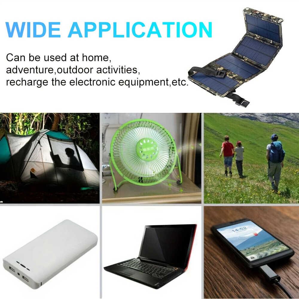 Panel Solar Portátil Plegable  - Outdoor Camp reseña y precio