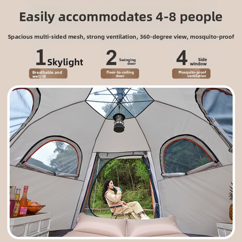 Carpa de Camping Portátil Pers - Camping Zelt Outdoor reseña y precio