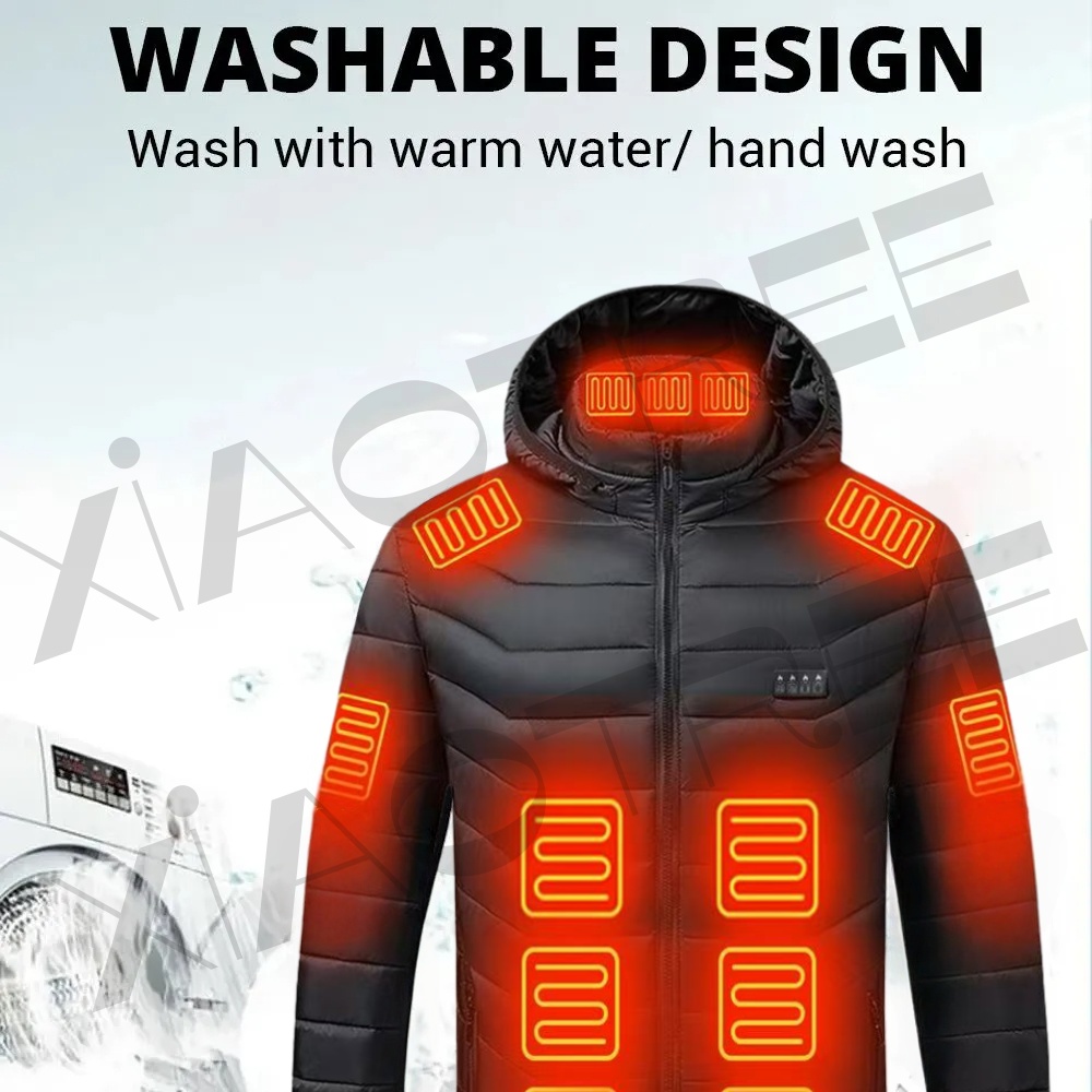Chaqueta calefactora de 28 áre - Outdoor Camping Jacket reseña y precio