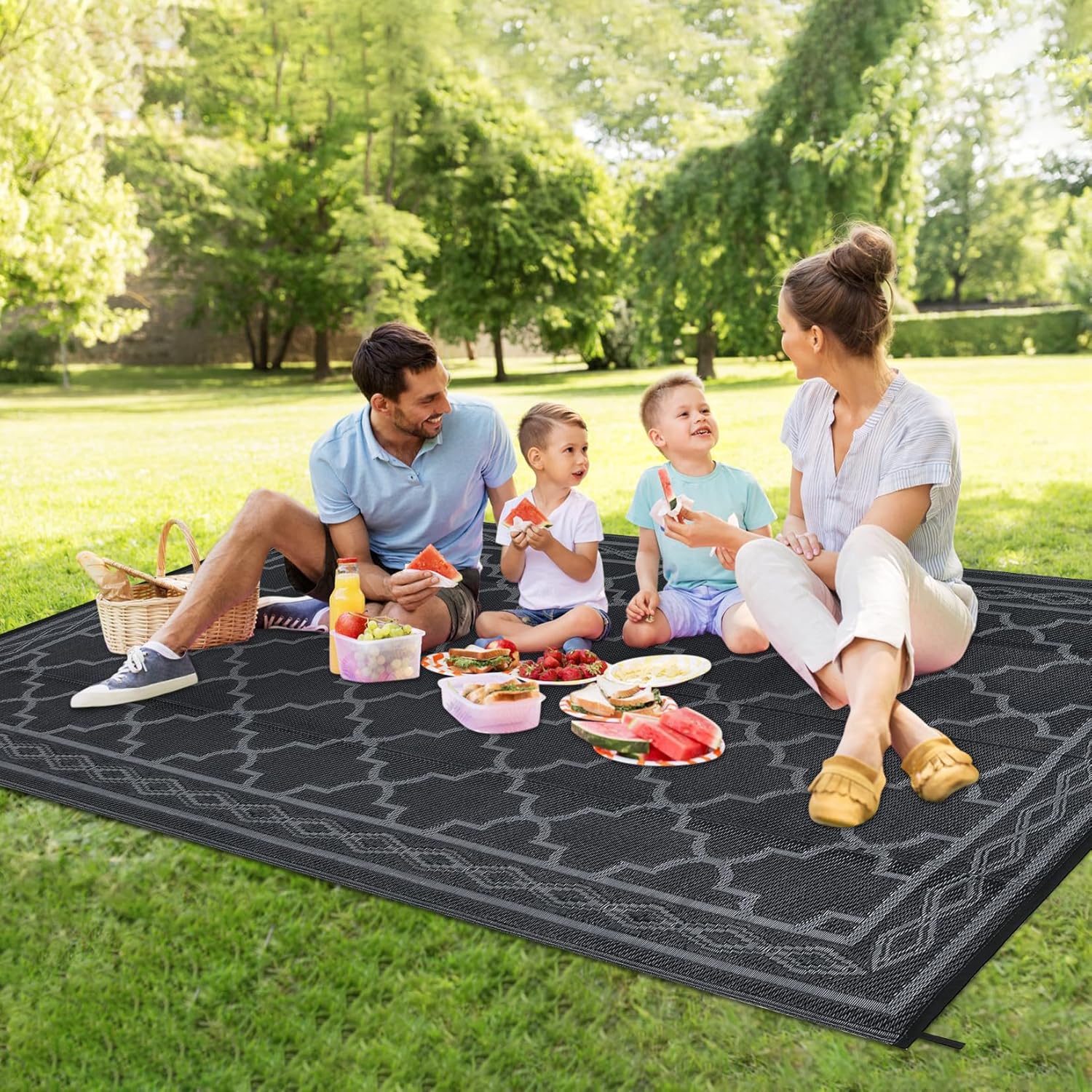 Alfombra Grande para Exteriore - Outdoor Camping Rugs 9X12 reseña y precio