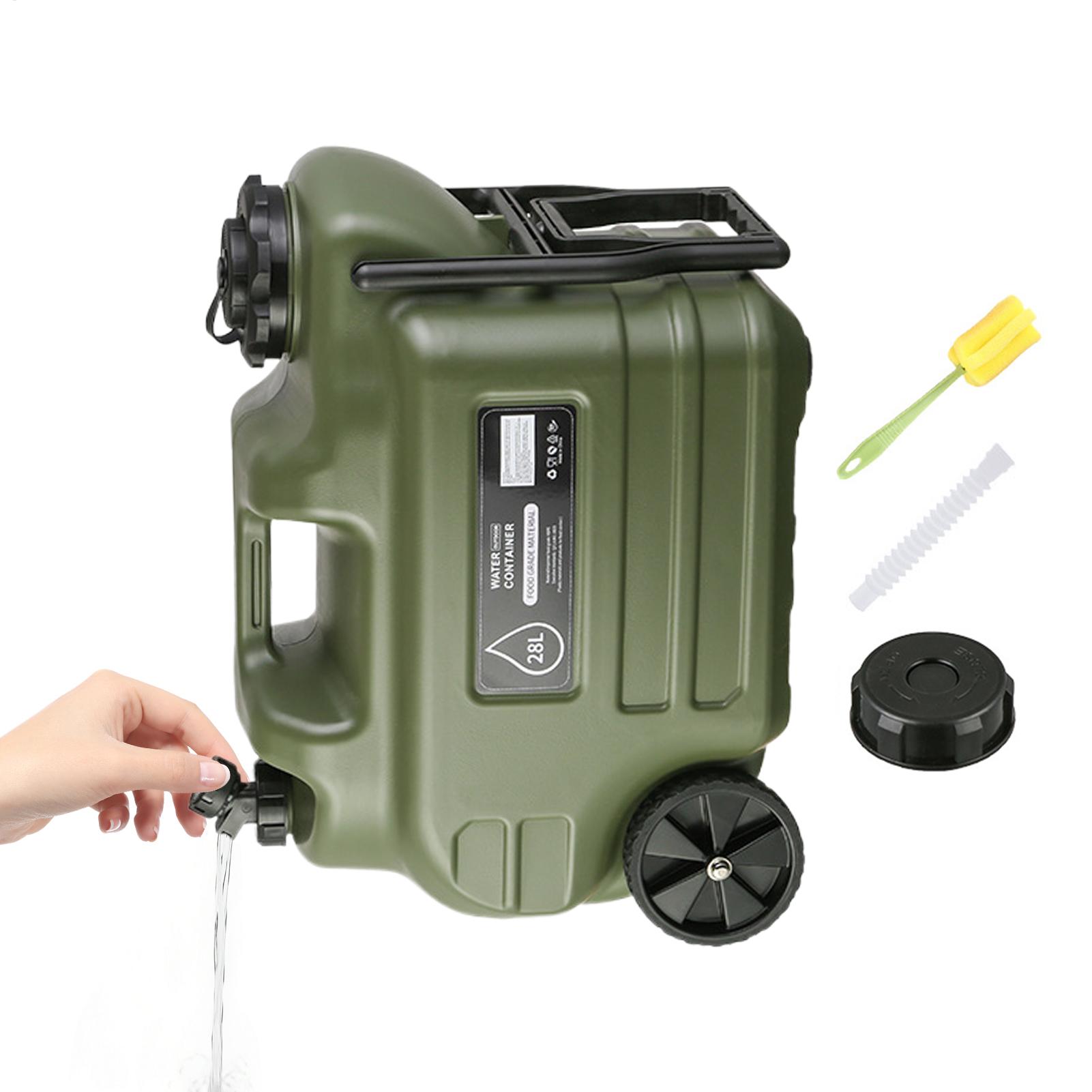 Contenedor de agua para acampa - Outdoor Camping Water Jug reseña y precio