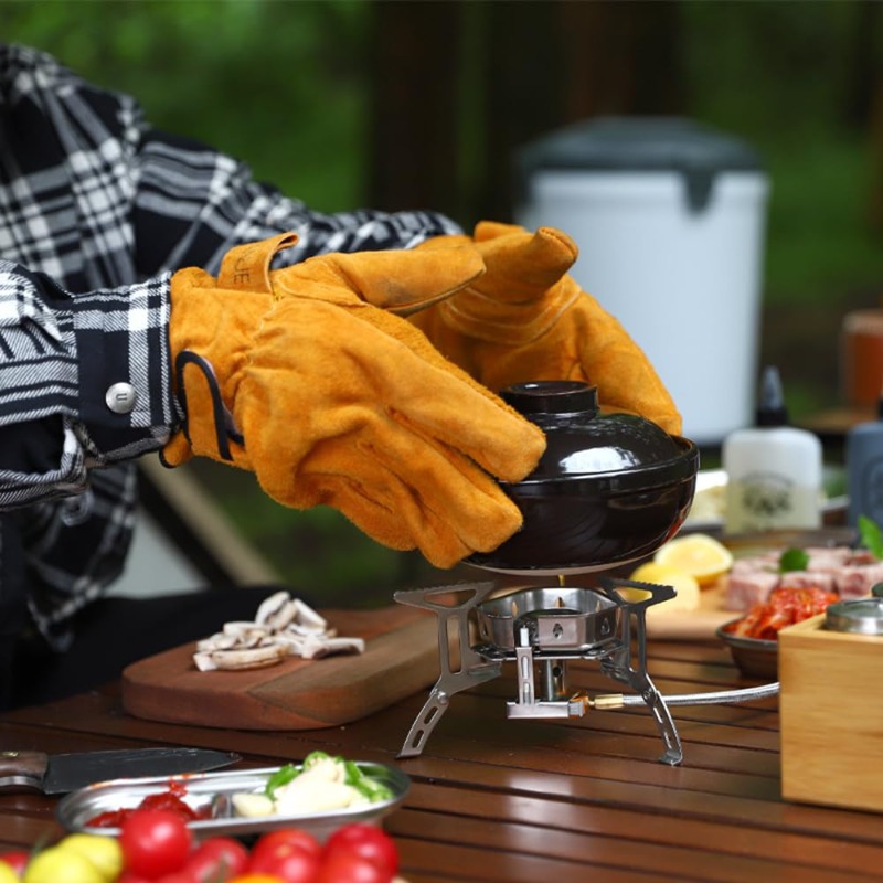 Guantes ignífugos resistentes  - Outdoor Camping Gear reseña y precio