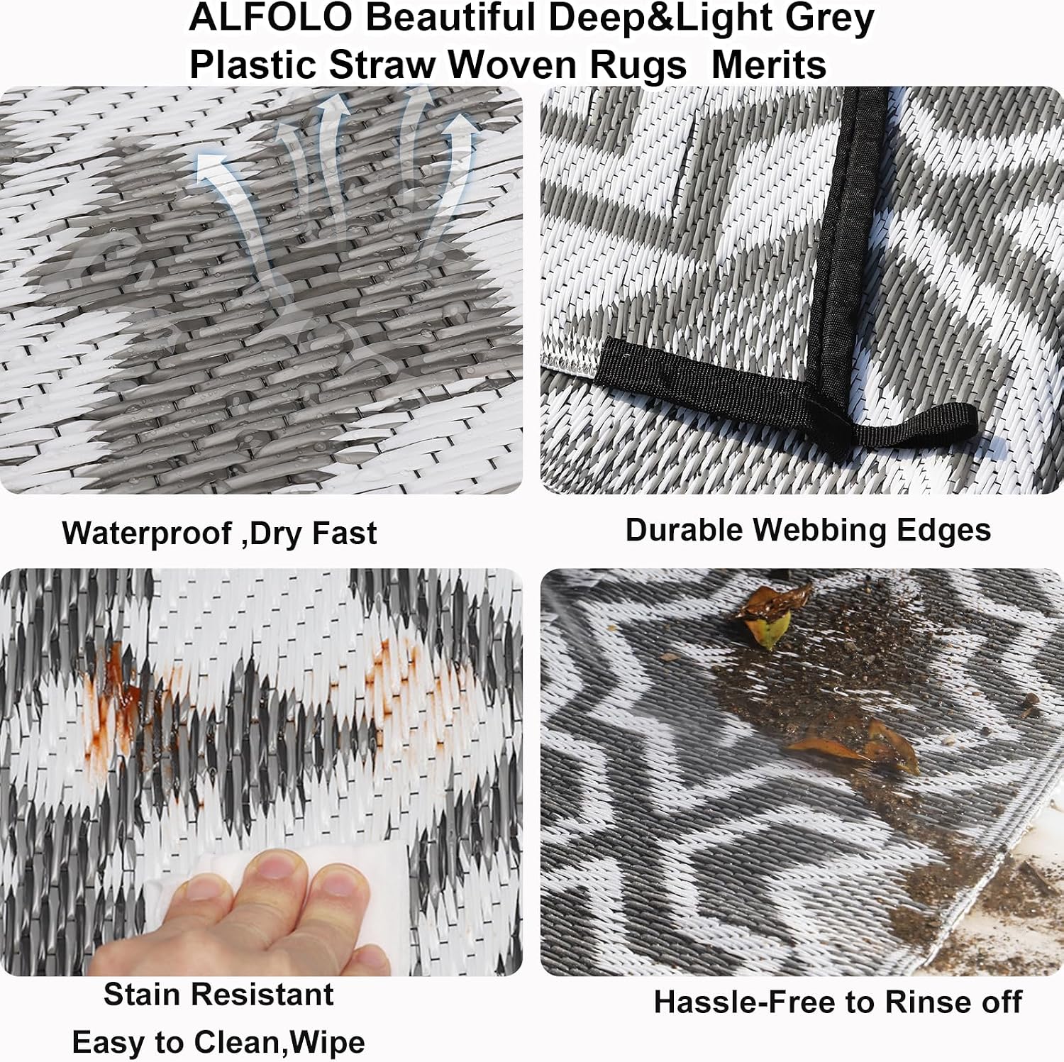 Alfombra para Exteriores de 9x - Outdoor Camping Rugs 9X12 reseña y precio