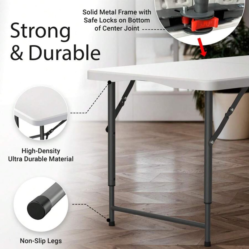 Mesa Plegable de 4 Pies con Al - Camp Table Folding reseña y precio