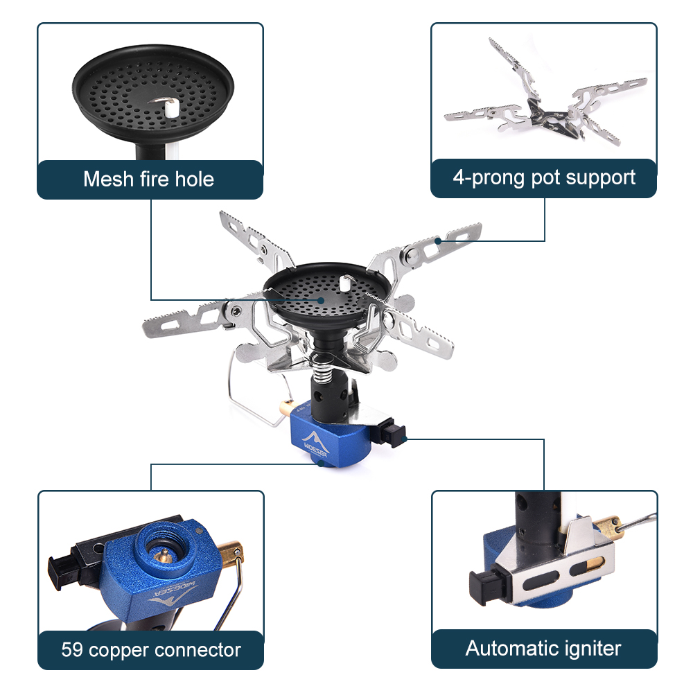 Quemador de Gas para Acampar a - Outdoor Camping Burner reseña y precio