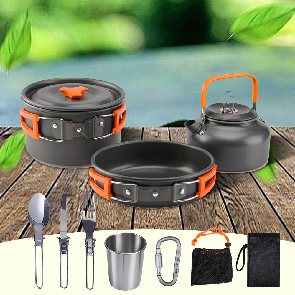 Kit de utensilios de cocina pa - Outdoor Camping Kettle reseña y precio