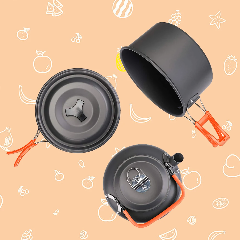 Kit de utensilios de cocina pa - Outdoor Camping Kettle reseña y precio