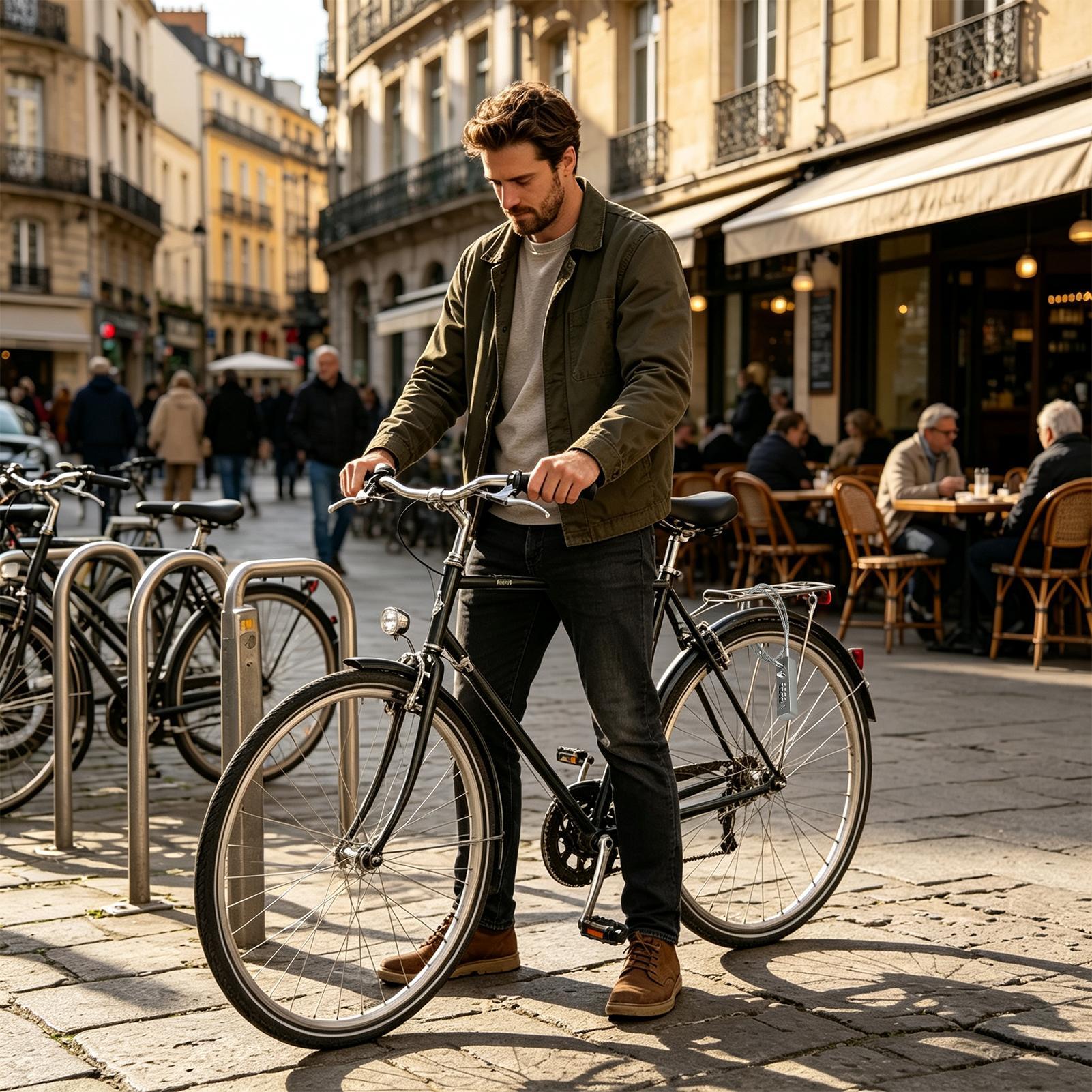 Candado para bicicleta con com - Urban Outdoor Camping reseña y precio